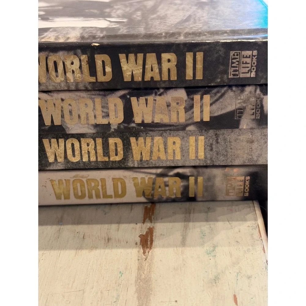 Time Life World War‎ II Books Lot 4 Blitzkrieg Rising Sun Island Fighting Burma